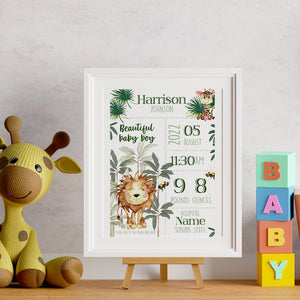 Baby Boy, Birth Announcement, Birth announcement Sign, Birth announcment card, Printable Birth Announcement, Baby Boy Birth