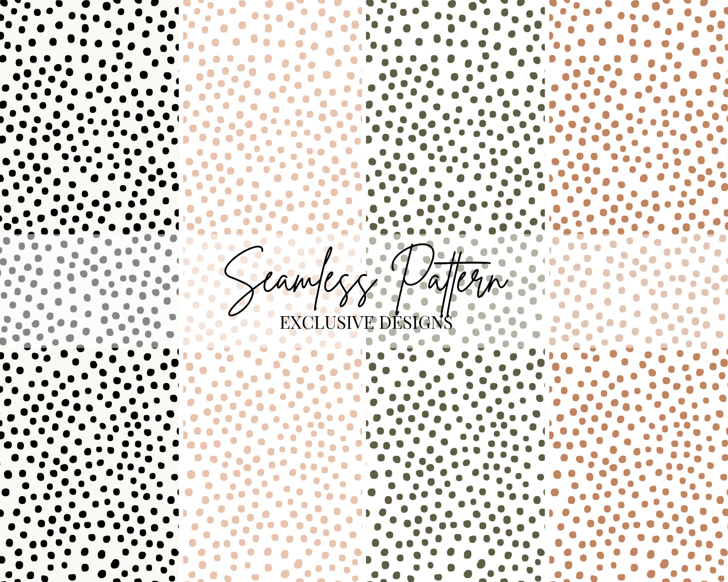 Mini Dots l Repeat Pattern | Non Exclusive, personal, or commercial use - Kalaii Creations