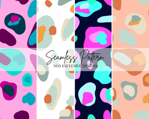 Summer Splotches Seamless Repeat Pattern | Non Exclusive, personal, or commercial use