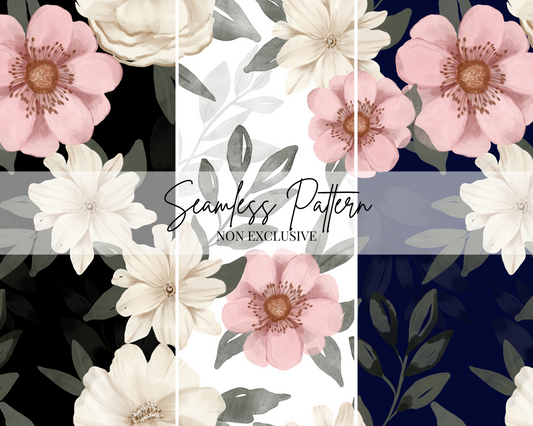 Summer florals Repeat Pattern | Seamless Repeat Pattern | Non Exclusive, personal, or commercial use