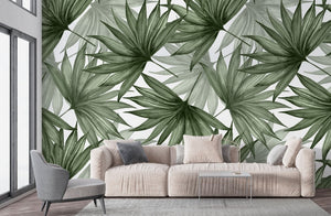 The Fan Palm Seamless Repeat Pattern / Non Exclusive, personal, or commercial use - Kalaii Creations